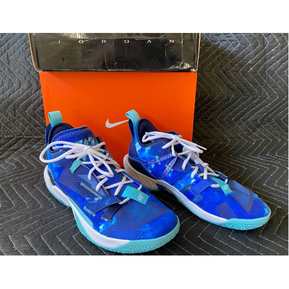 Nike Air Jordan Why Not ZER0.4 Trust and Loyalty DM1289-401 Blue Sz. 11 Ex. Cond